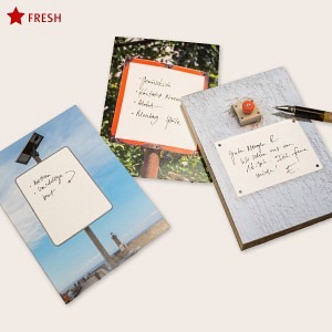 Notizblock. Schilder.