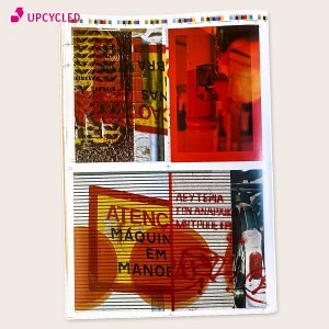 Geschenkpapier. Makulator.  2 Bögen.