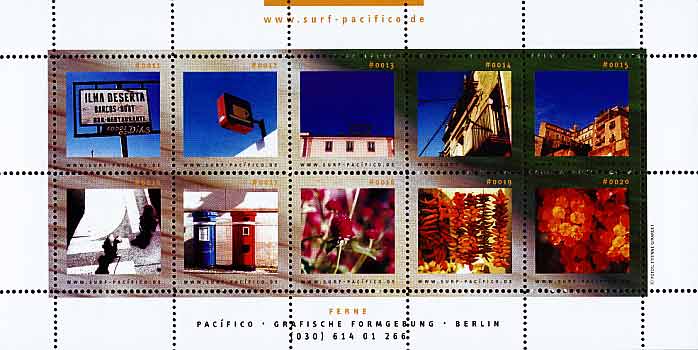 Pacifico-Briefmarken Ferne