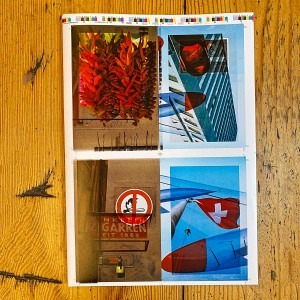 Geschenkpapier. Makulator.  2 Bögen.